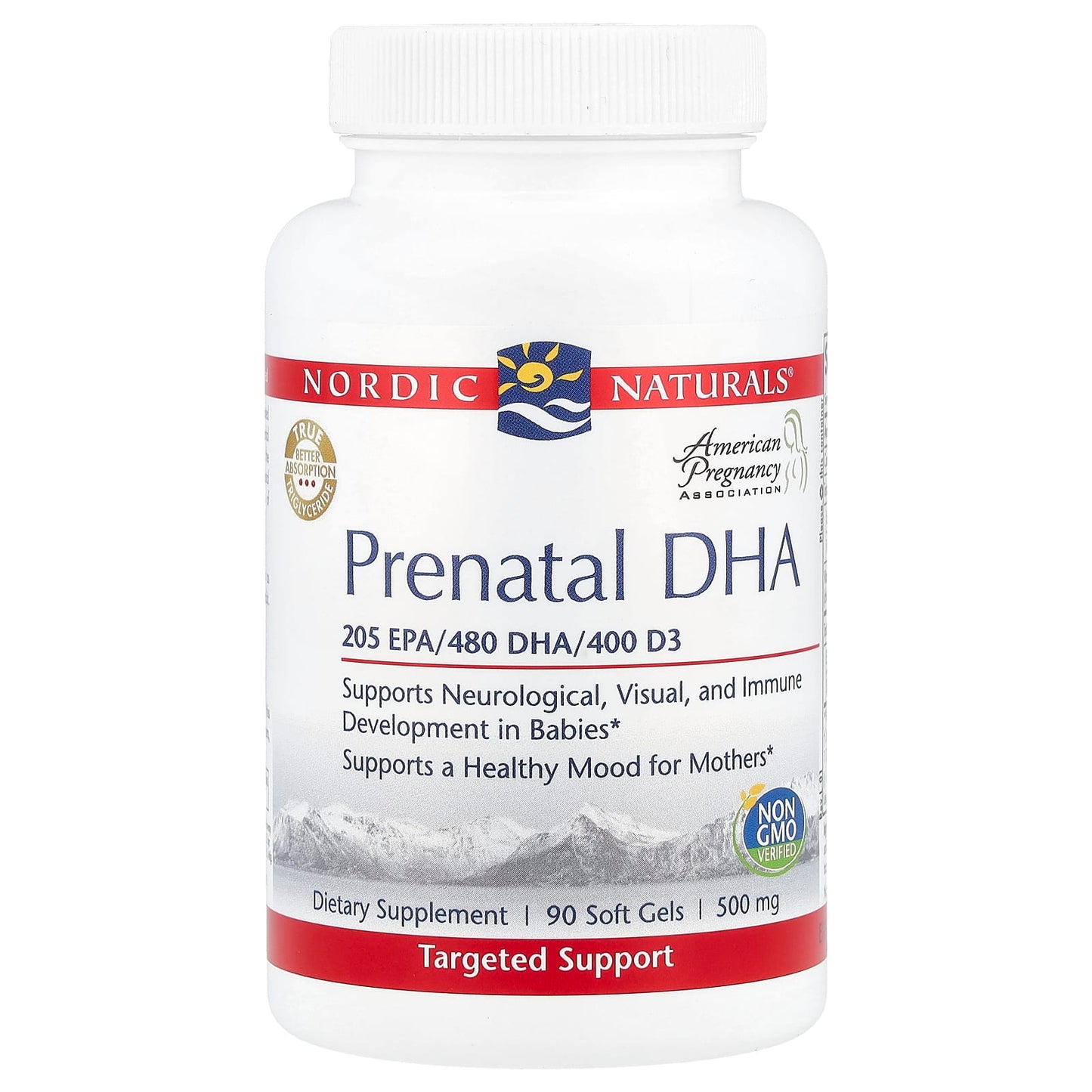 Nordic Naturals, Prenatal DHA, 90 Softgels UPC 768990500947 | HiLife Vitamins