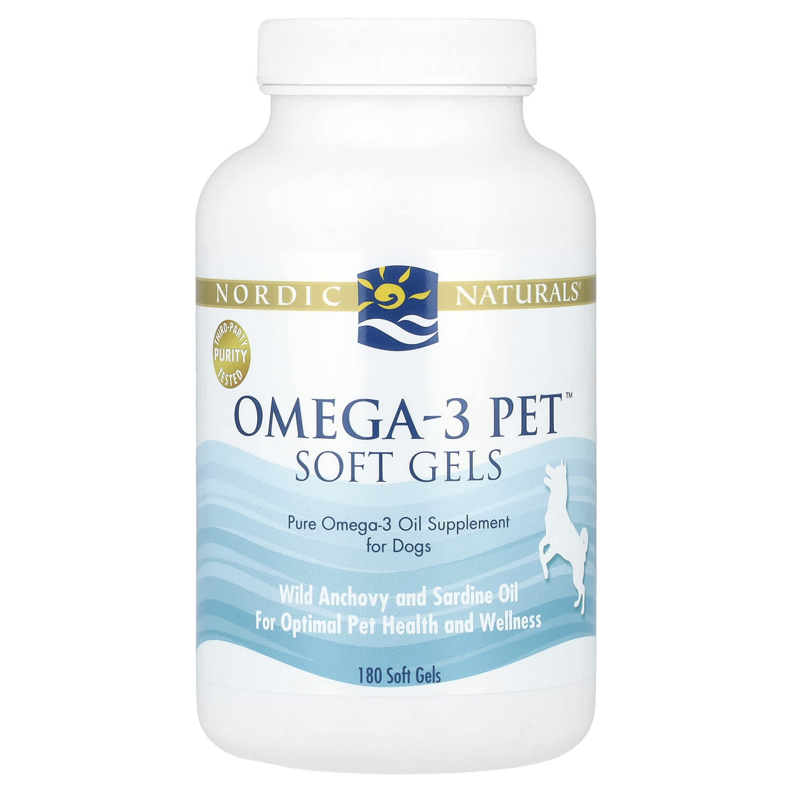 Nordic Naturals, Omega-3 Pet™, For Dogs, 180 Softgels UPC 768990515026 | HiLife Vitamins