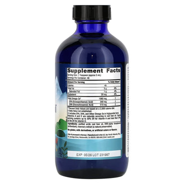 Nordic Naturals, Arctic Cod Liver Oil, Unflavored, 8 fl oz (237 ml) UPC 768990537851 | HiLife Vitamins