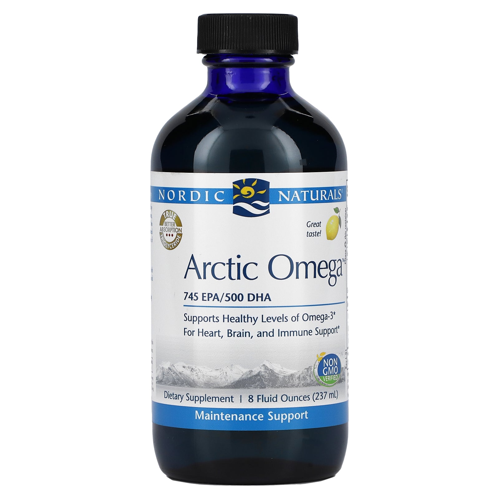 Nordic Naturals, Arctic Omega, 8 Fl Oz UPC 768990041037 | HiLife Vitamins