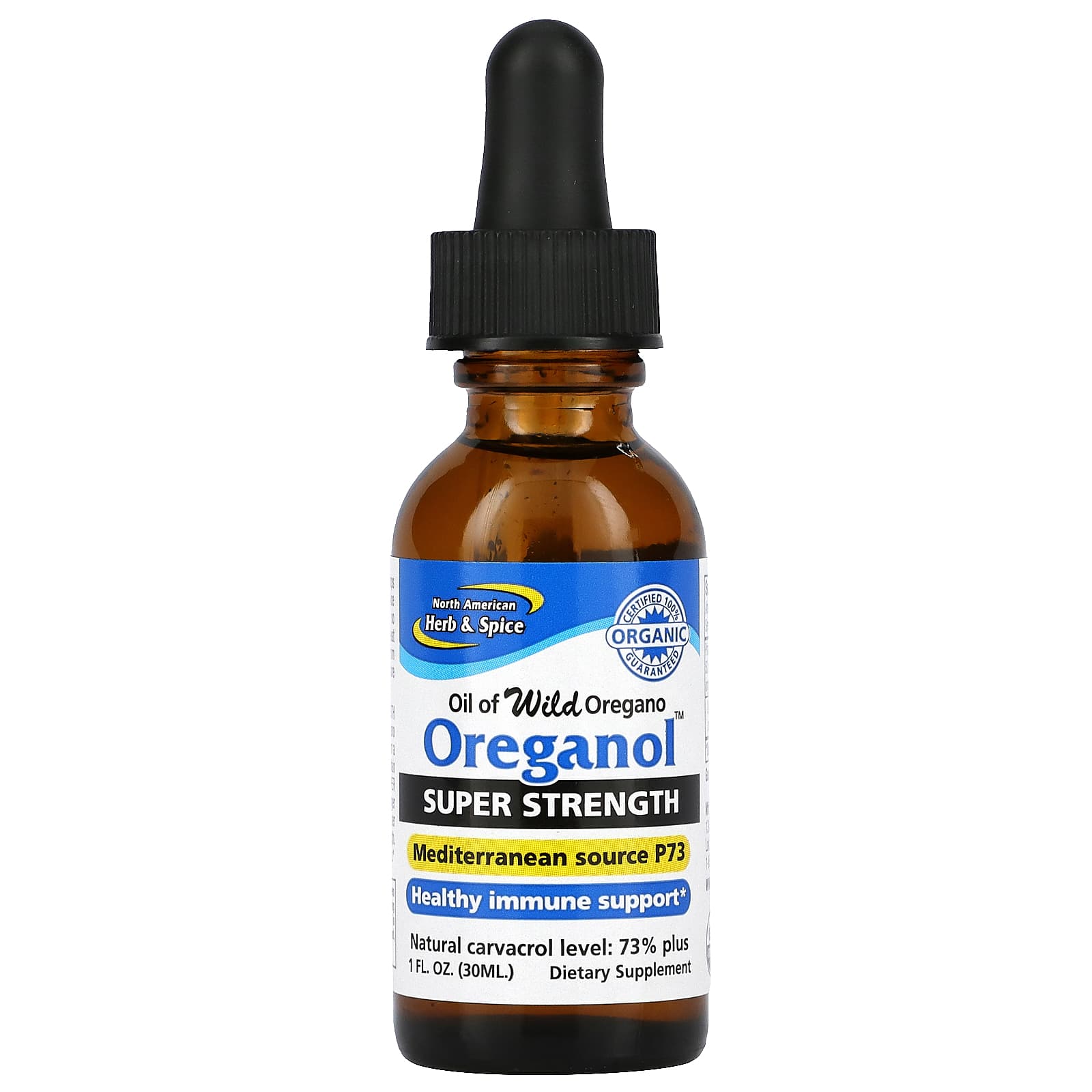 North American Herb, Super Strength Oreganol P73, 1 Oz UPC 335824000203 | Hilife Vitamins