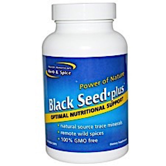 North American Herb, Black Seed-Plus, 90 Capsules - 635824000228 | Hilife Vitamins
