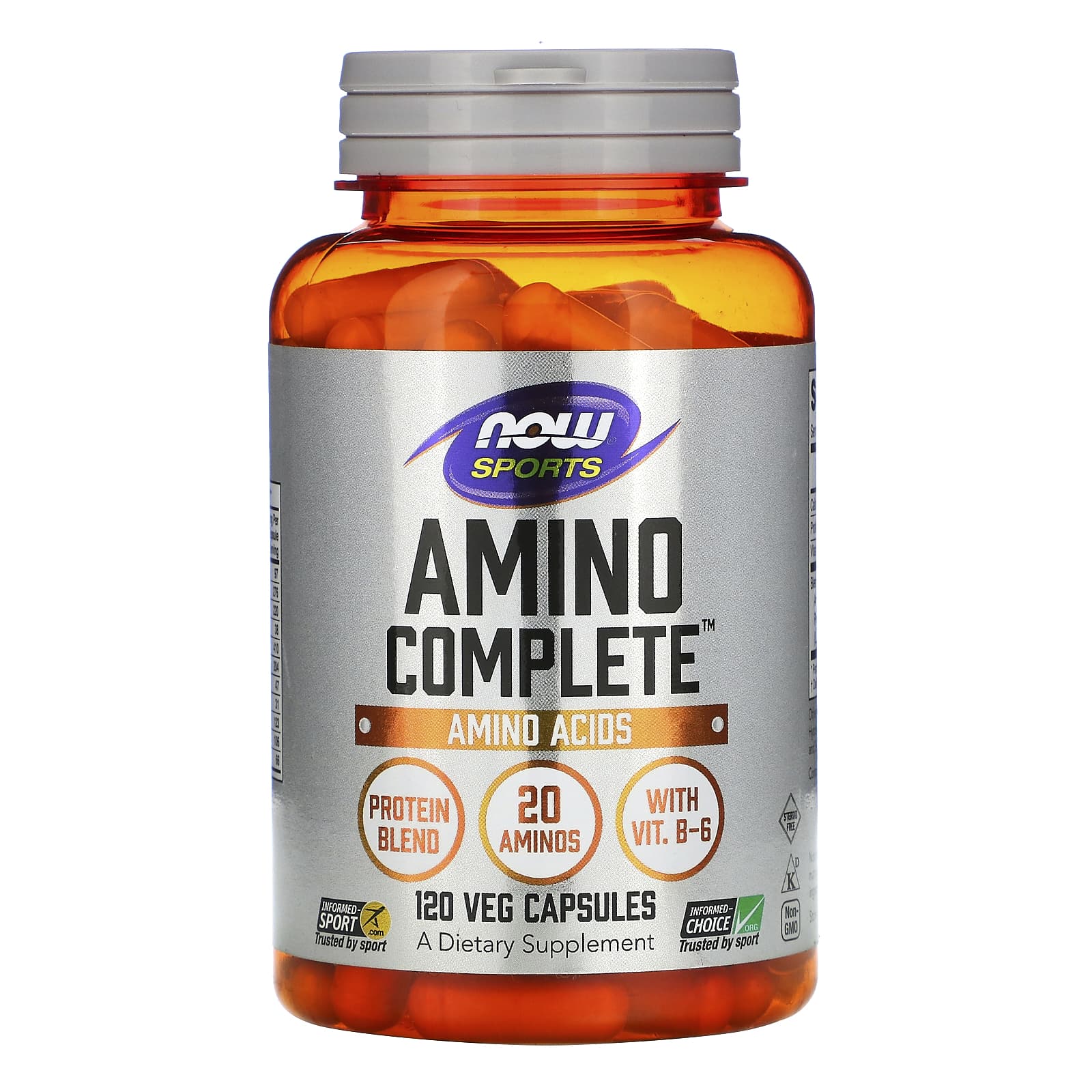 Now Foods, AMINO COMPLETE, 120 Capsules UPC 733739000118 | HiLife Vitamins