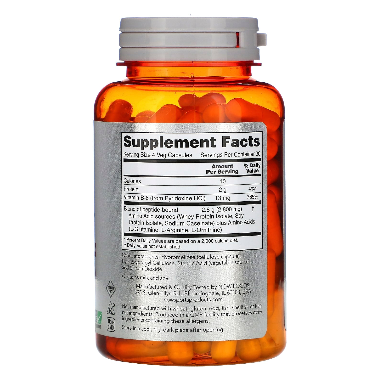 Now Foods, AMINO COMPLETE, 120 Capsules UPC 733739000118 | HiLife Vitamins