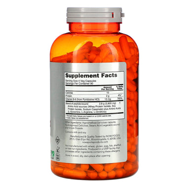 Now Foods, Sports, Amino Complete, 360 Capsules UPC 733739000132 | HiLife Vitamins