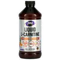Now Foods, Carnitine Tropical Punch 1000 mg, 16 OZ Liquid UPC 733739000668 | HiLife Vitamins