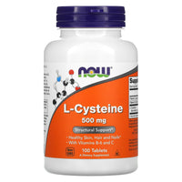 Now Foods, CYSTEINE 500mg, 100 Tablets UPC 733739000774 | HiLife Vitamins