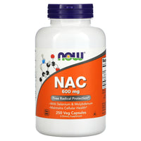 Now Foods, Nac-Acetyl Cysteine 600 mg, 250 Capsules UPC 733739000866 | HiLife Vitamins