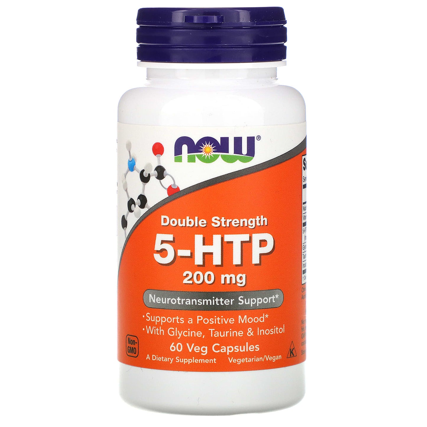 Now Foods, 5-Htp 200mg 60, 60 Vegetarian Capsules UPC 733739001085 | HiLife Vitamins