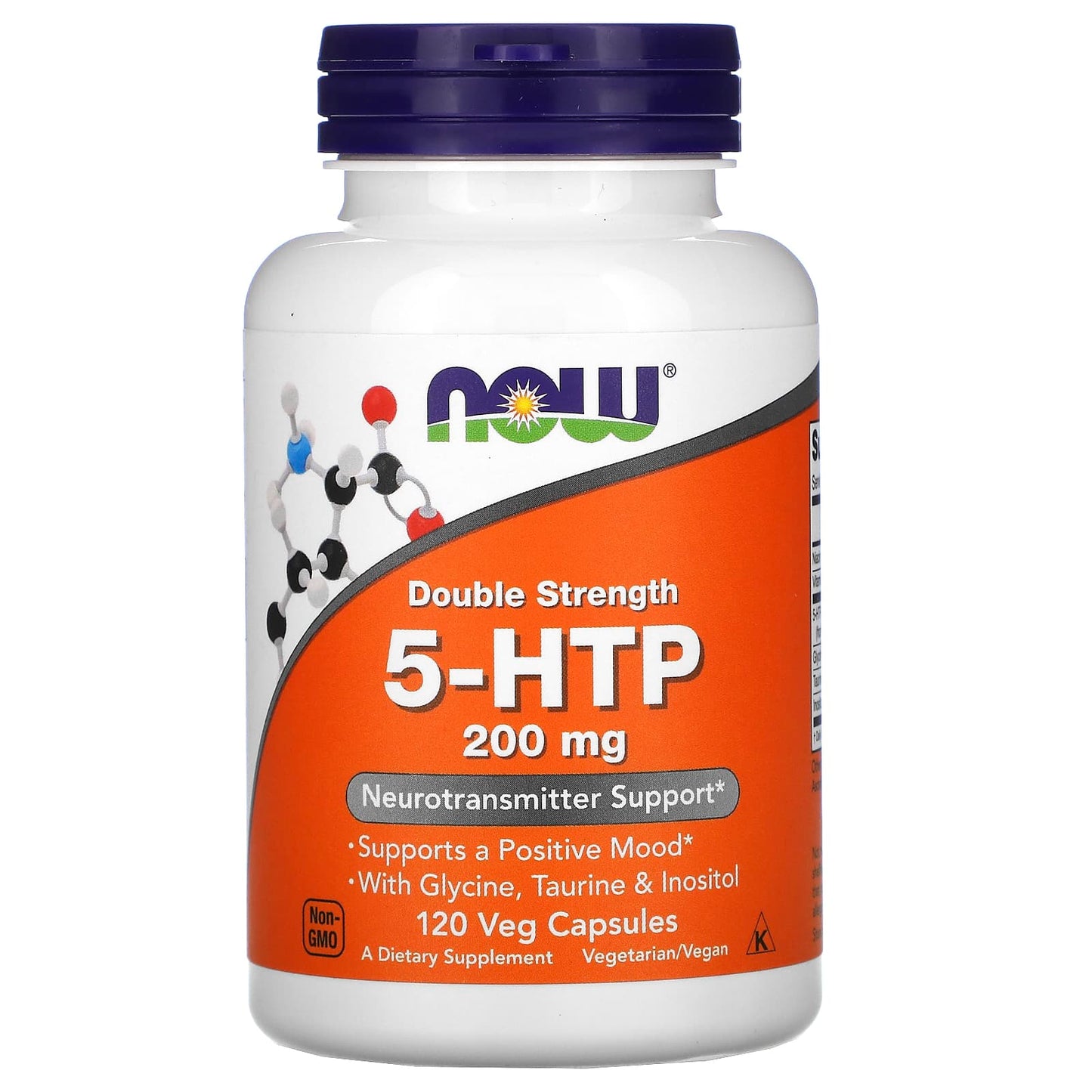 Now Foods, 5-Htp 200mg, 200MG Vegetarian Capsules UPC 733739001115 | HiLife Vitamins