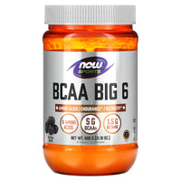 Now Foods, Sports, BCAA Big 6, Natural Grape, 600 GM UPC 733739001191 | HiLife Vitamins