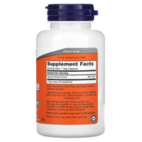 Now Foods, Taurine 500 mg, 100 Capsules UPC 733739001405 | HiLife Vitamins