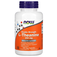 Now Foods, THEANINE 200 MG, 120 Capsules UPC 733739001481 | HiLife Vitamins