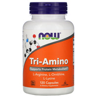 Now Foods, TRI-AMINO, 120 Capsules UPC 733739001528 | HiLife Vitamins