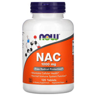 Now Foods, N-ACETYL-CYSTEINE 1000 MG, 120 Tablets UPC 733739001856 | HiLife Vitamins