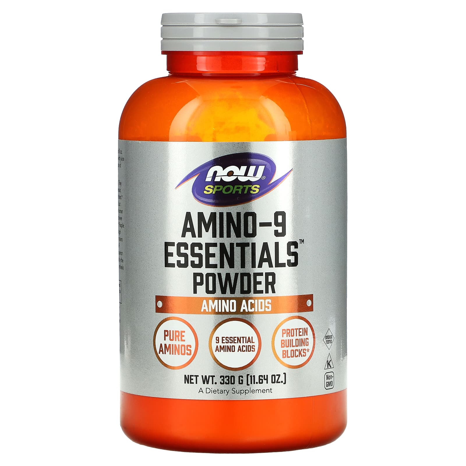 Now Foods, Amino-9 Essentials, 11.6 Oz Powder UPC 733739002068 | HiLife Vitamins