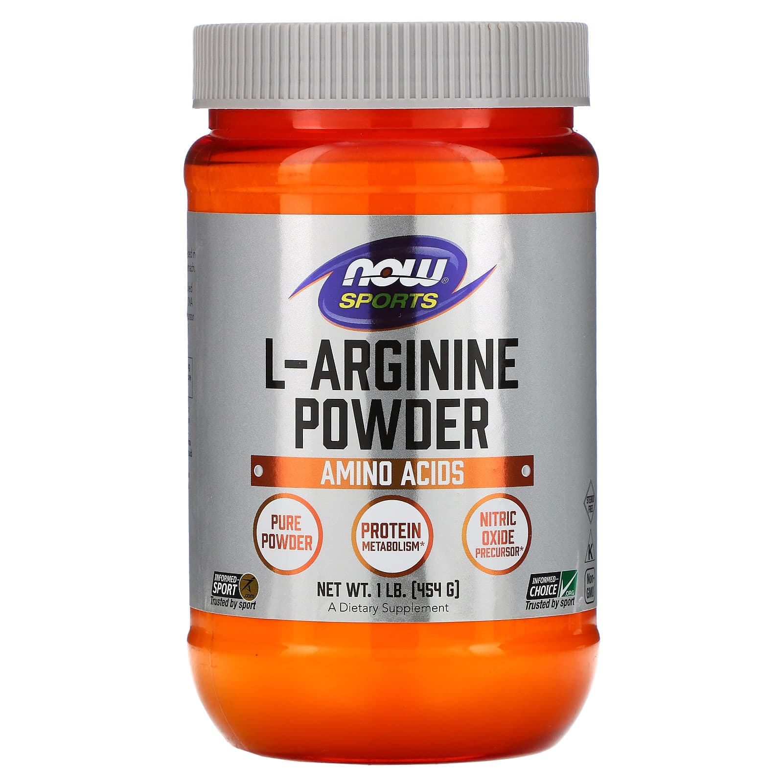 Now Foods, ARGININE PWD, 1 Powder UPC 733739002105 | HiLife Vitamins