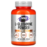 Now Foods, Sports, L-Glutamine Powder, 6 OZ UPC 733739002204 | HiLife Vitamins