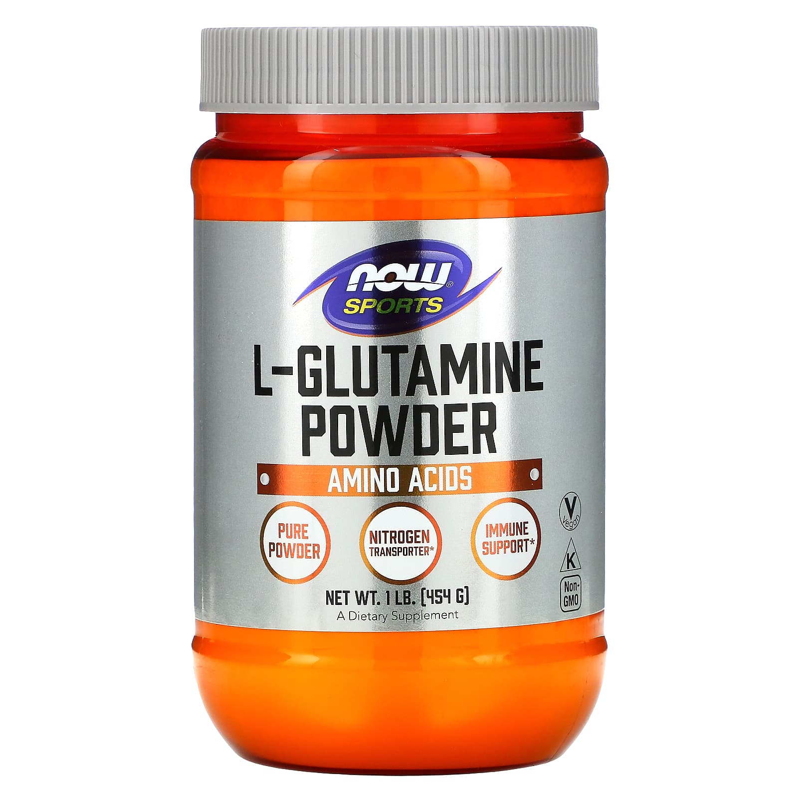 Now Foods, L-GLUTAMINE POWDER, 1 Powder UPC 733739002211 | HiLife Vitamins