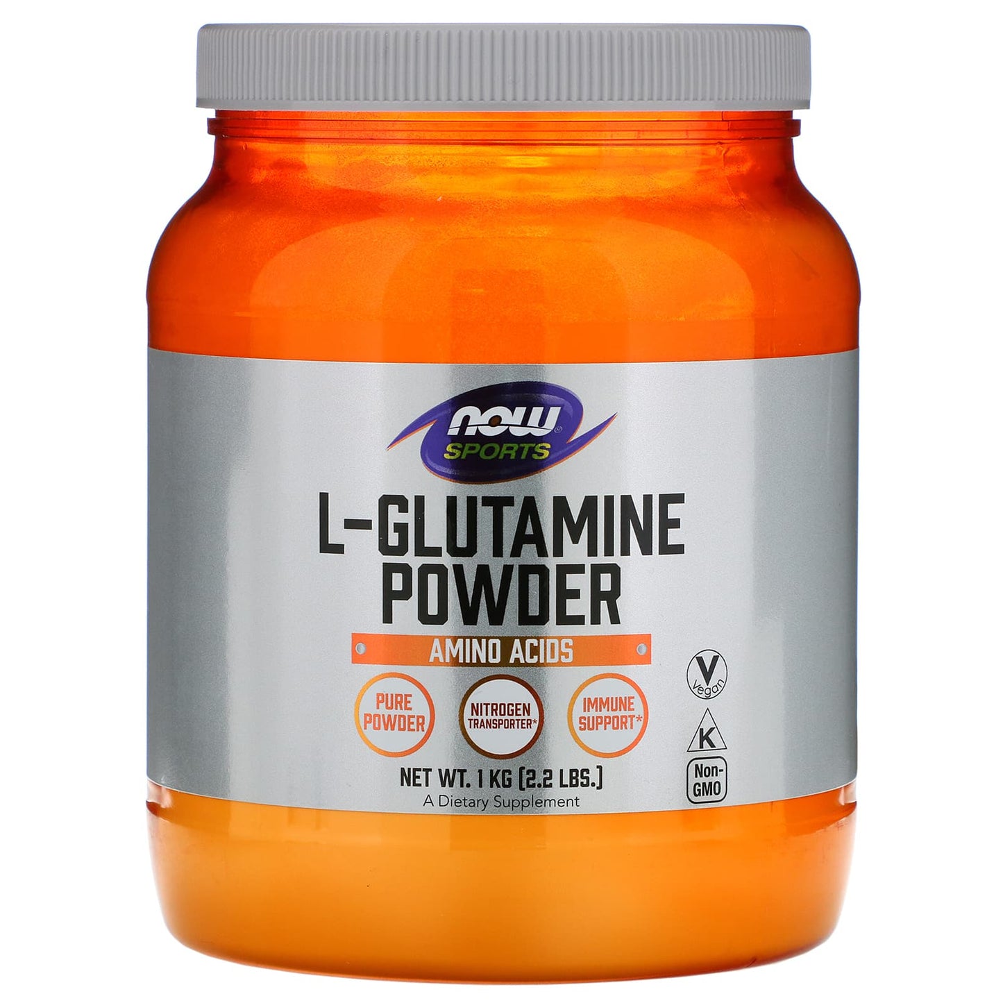 Now Foods, L-Glutamine Powder, 2.2 lbs Powder UPC 733739002228 | HiLife Vitamins