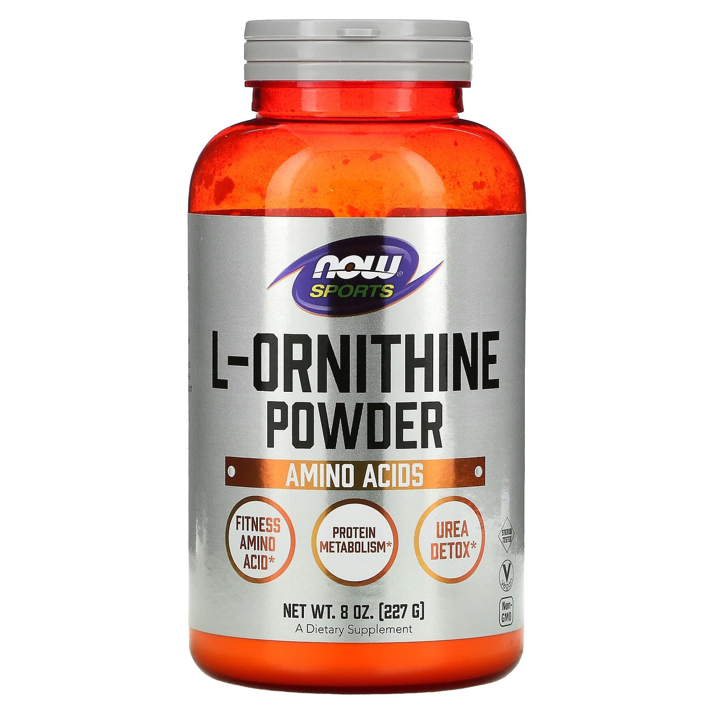 Now Foods, Ornithine, 8 OZ Powder UPC 733739002501 | HiLife Vitamins
