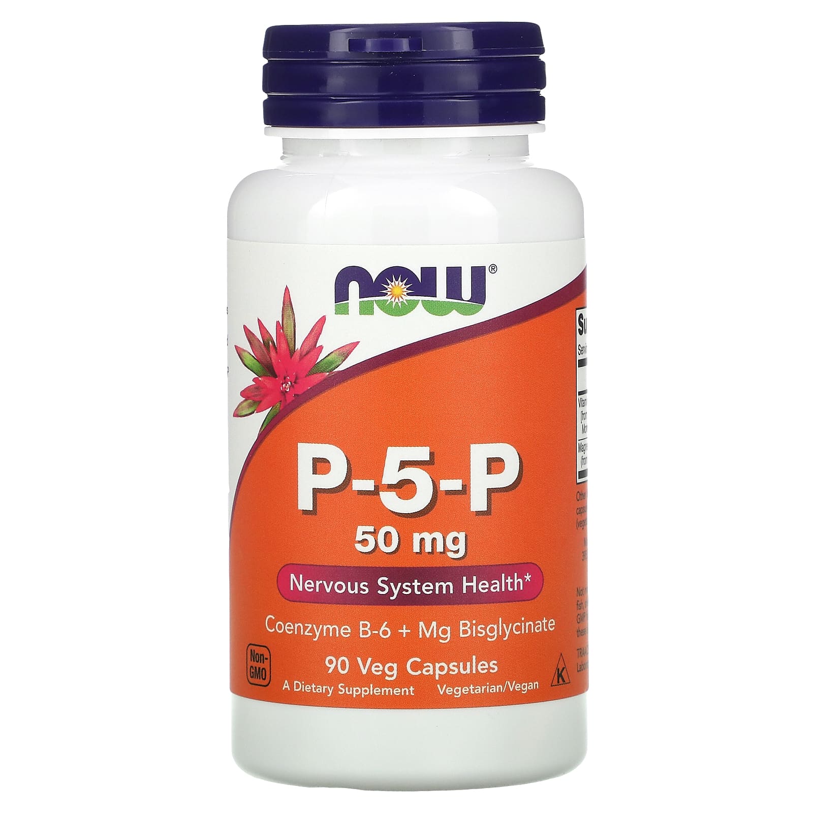 Now Foods, P-5-P 50mg, 90 Vegetarian Capsules UPC 733739004611 | HiLife Vitamins