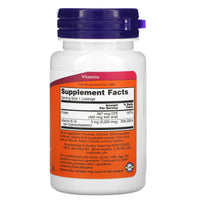 Now Foods, B-12 5000mcg + FOLIC, 60 Tablets UPC 733739004628 | HiLife Vitamins