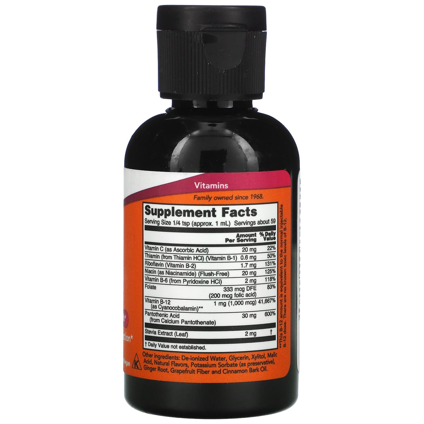 Now Foods, B-Complex, 2 OZ Liquid UPC 733739004642 | HiLife Vitamins
