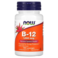 Now Foods, B-12 1000mcg, 100 Lozenges UPC 733739004666 | HiLife Vitamins