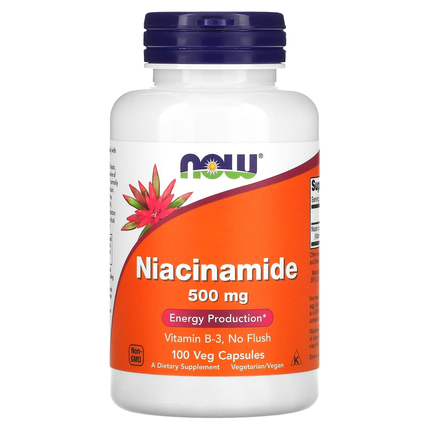Now Foods, Niacinamide 500 mg, 100 Capsules UPC 733739004789 | HiLife Vitamins