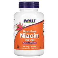 Now Foods, Niacin Flush Free 275 mg, 180 Capsules UPC 733739004840 | HiLife Vitamins