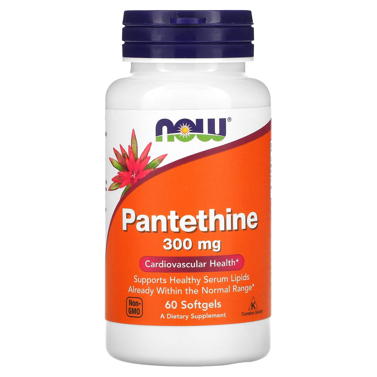 Now Foods, Pantethine 300 mg, 60 Softgels UPC 733739004871 | HiLife Vitamins