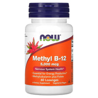 Now Foods, B-12 5000mcg Methylcobal, 60 Lozenges UPC 733739004963 | HiLife Vitamins
