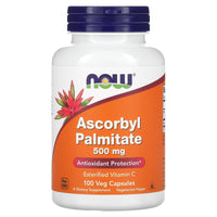 Now Foods, Ascorbyl Palmitate 500 mg, 100 Veg Capsules UPC 733739006080 | HiLife Vitamins