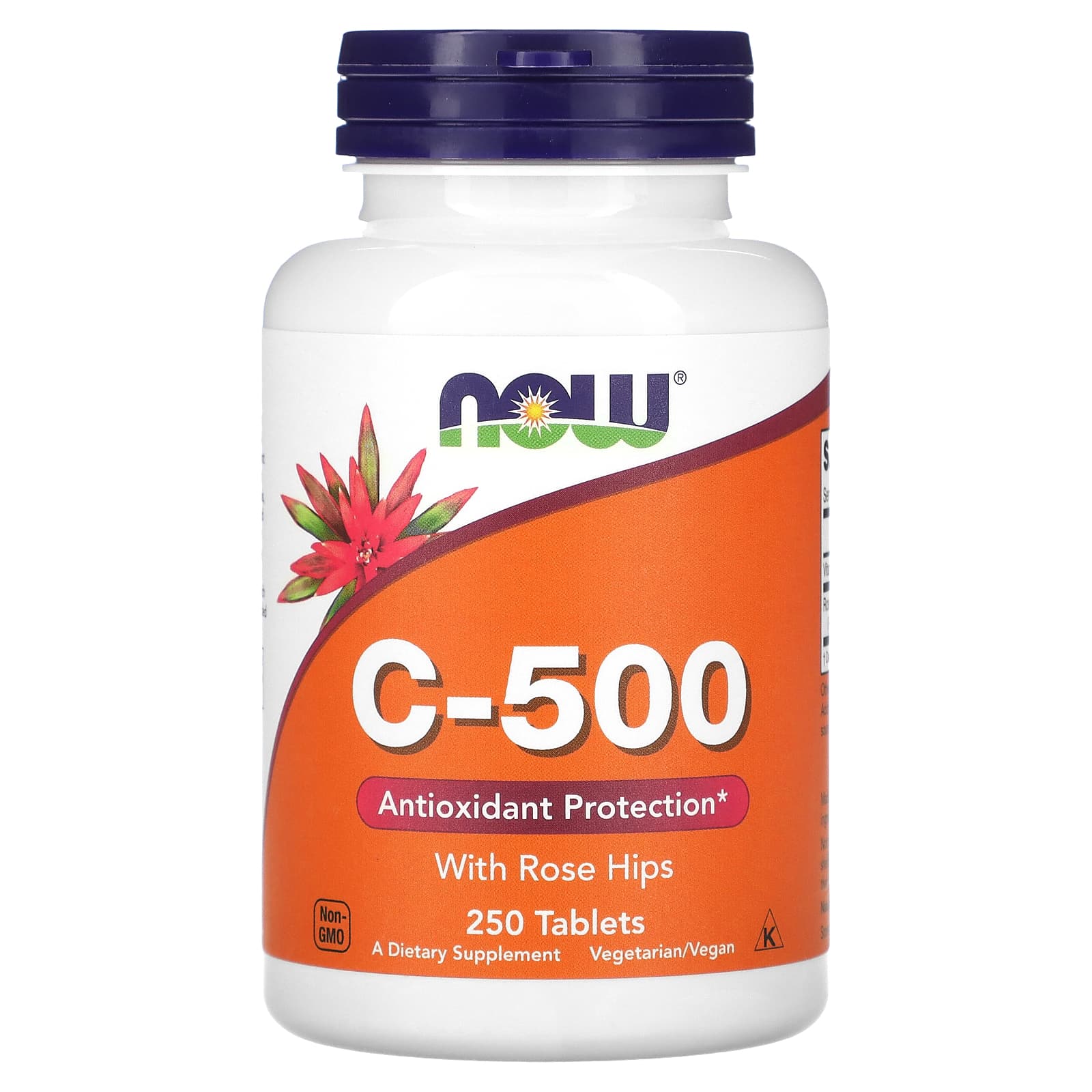Now Foods, C-500 Rh, 250 Tablets UPC 733739006721 | HiLife Vitamins