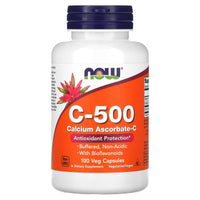 Now Foods, C-500 Ascorbate, 100 Capsules UPC 733739006769 | HiLife Vitamins