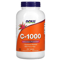 Now Foods, C-1000 RH TR, 250 Tablets UPC 733739006820 | HiLife Vitamins