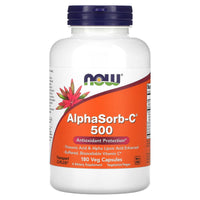Now Foods, Alphasorb C 500 mg, 180 Veg Capsules - 733739007179 | Hilife Vitamins