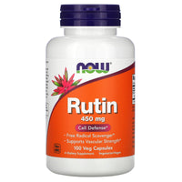 Now Foods, Rutin 500mg 100, 100 Vegetarian Capsules UPC 733739007353 | HiLife Vitamins