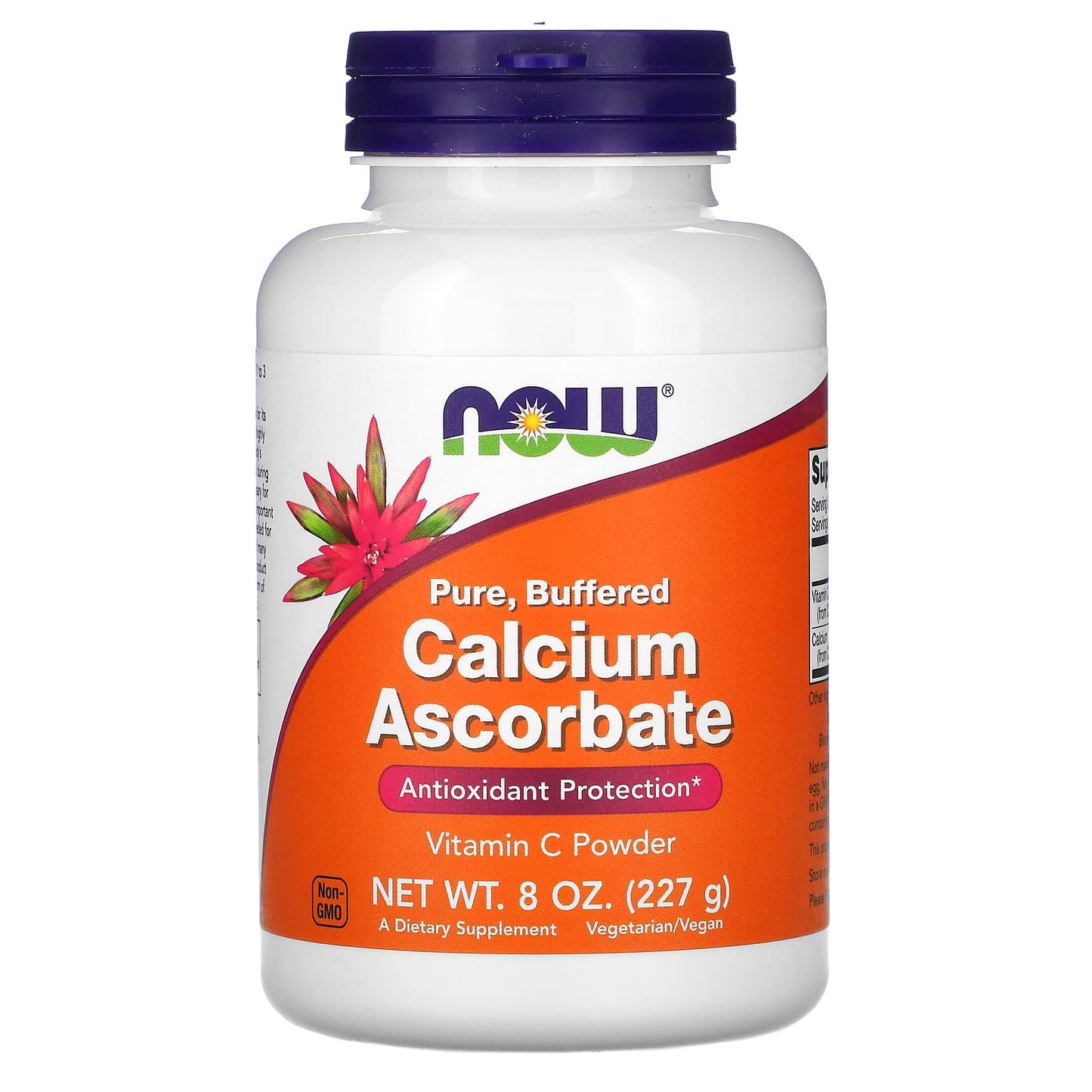 Now Foods, Calcium Ascorbate, 8 OZ Powder UPC 733739007520 | HiLife Vitamins