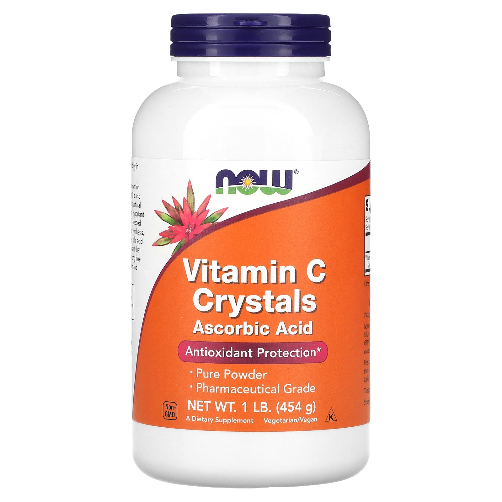 Now Foods, Vitamin C Crystals, 1 Powder UPC 733739007919 | HiLife Vitamins