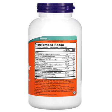 Now Foods, Bone Strength, 240 Capsules UPC 733739012296 | HiLife Vitamins