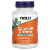 Now Foods, Calcium Citrate, 100 Tablets UPC 733739012302 | HiLife Vitamins