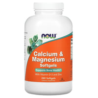 Now Foods, Cal-Mag + D, 240 Softgels UPC 733739012524 | HiLife Vitamins