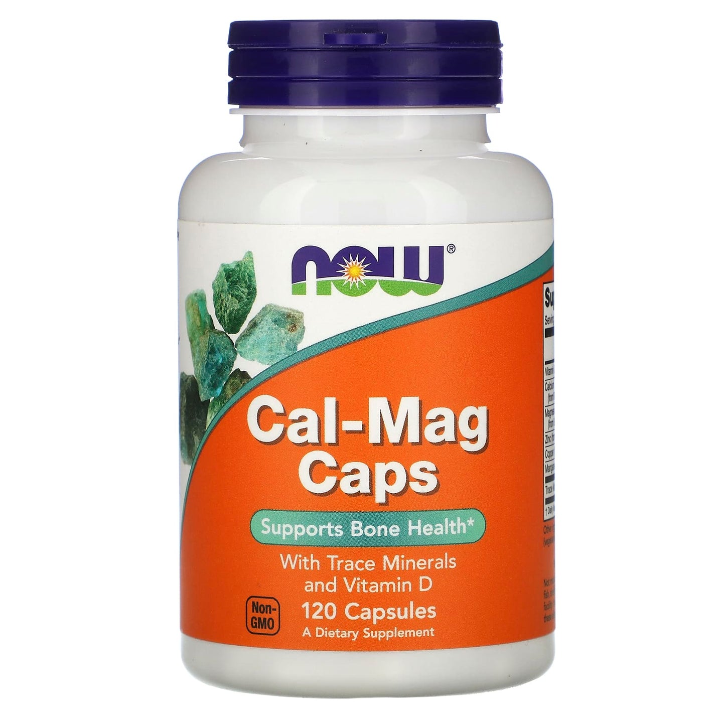 Now Foods, CAL-MAG CAPS, 120 Capsules UPC 733739012654 | HiLife Vitamins