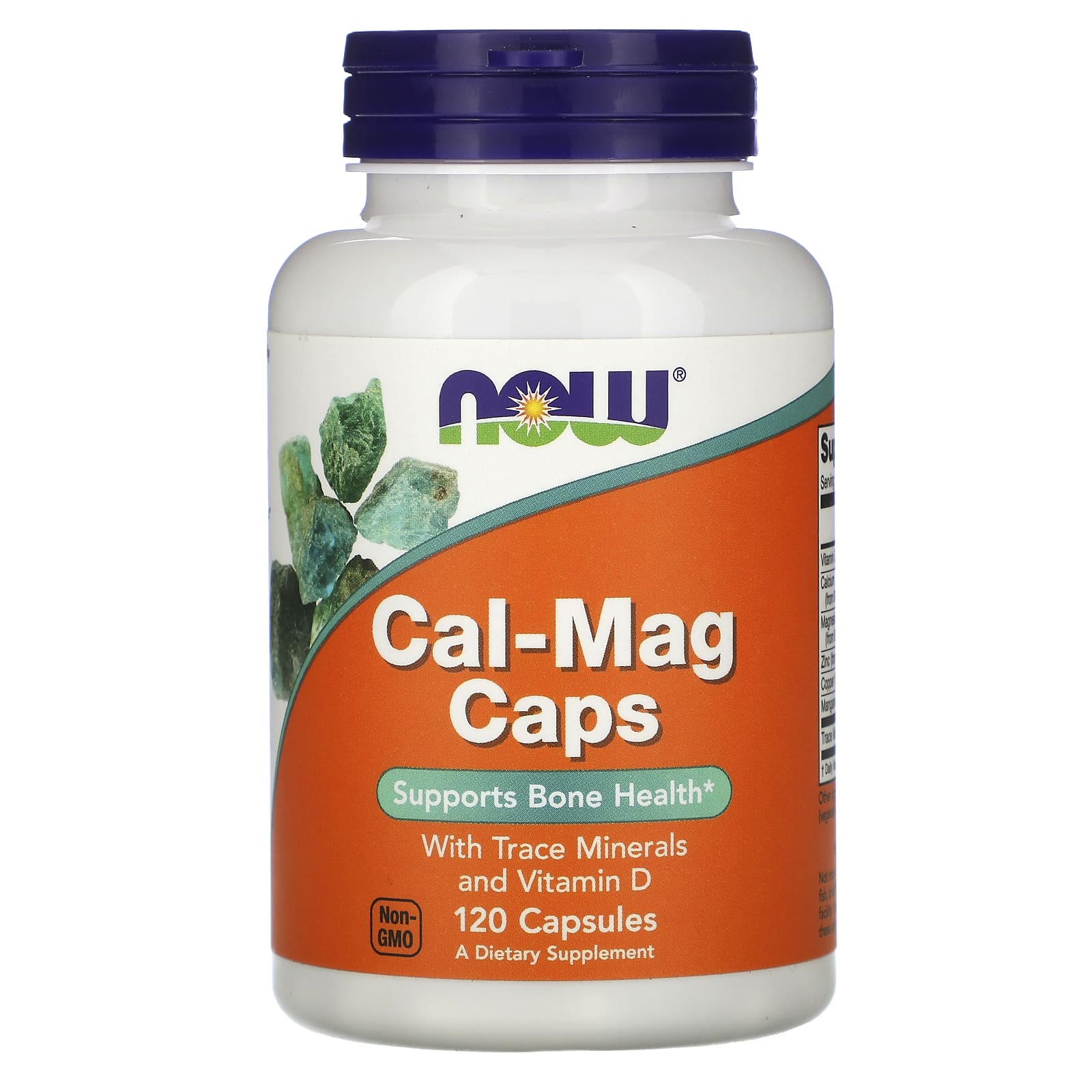 Now Foods, CAL-MAG CAPS, 120 Capsules UPC 733739012654 | HiLife Vitamins