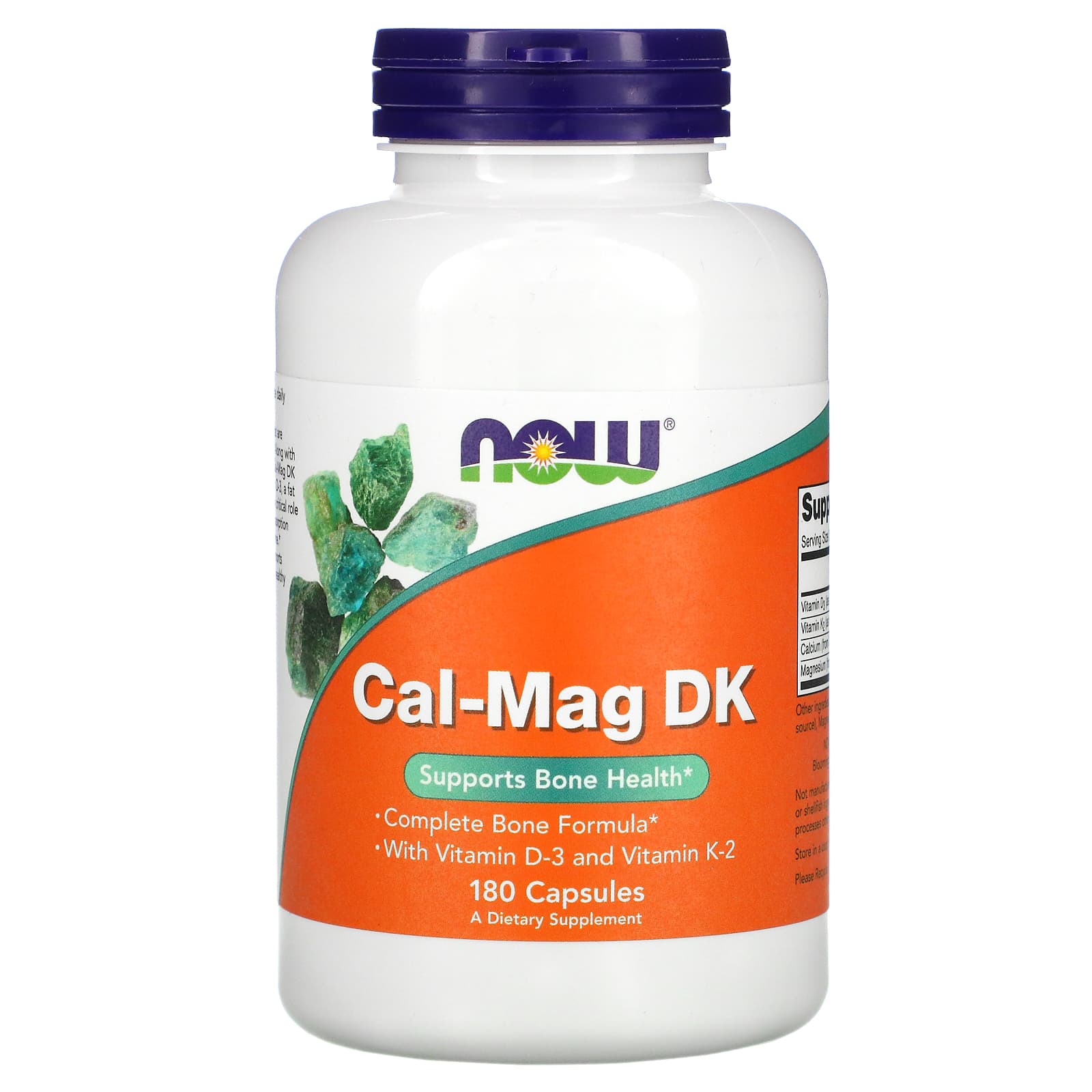 Now Foods, Cal-Mag Dk, 180 Capsules UPC 733739012678 | HiLife Vitamins