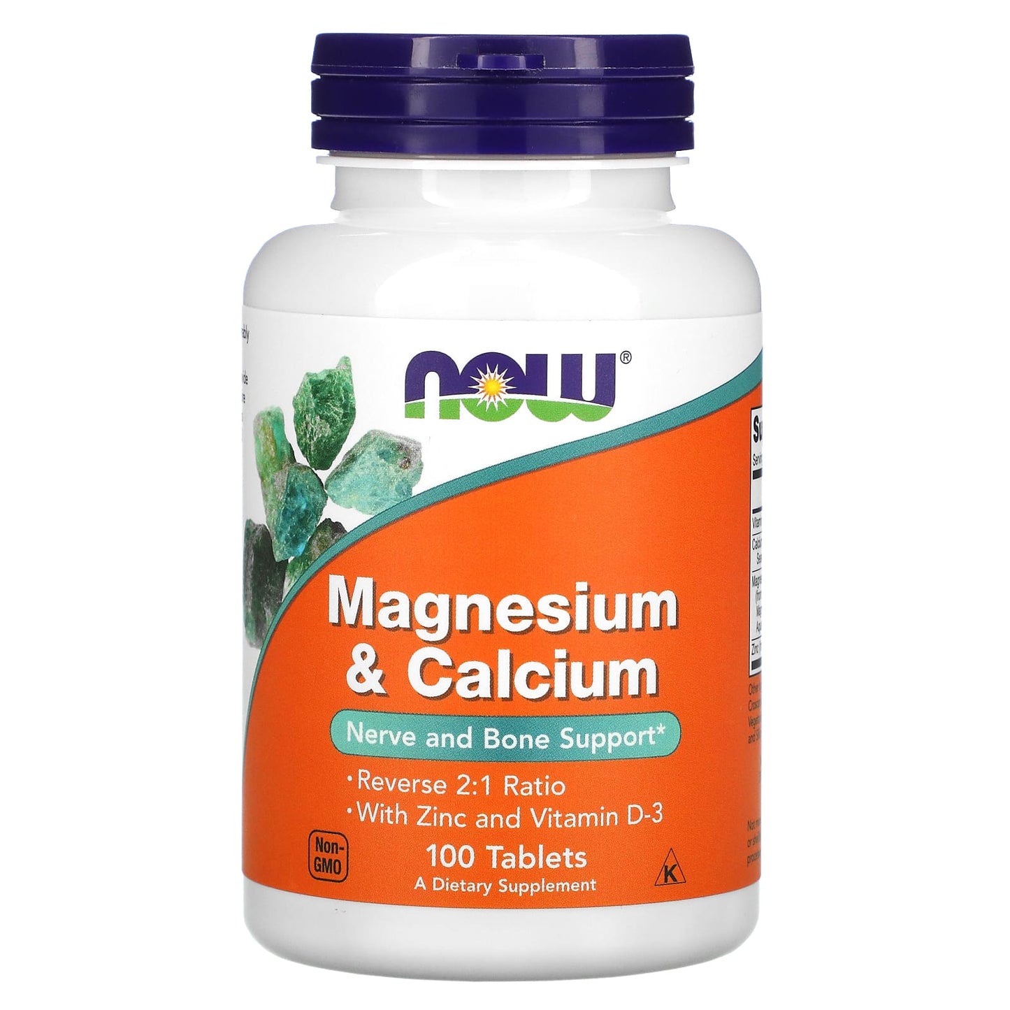 Now Foods, MAGNESIUM & CALCIUM 1:2 RATIO, 100 Tablets UPC 733739012777 | HiLife Vitamins