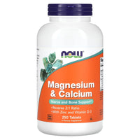 Now Foods, MAGNESIUM & CALCIUM 1:2 RATIO, 250 Tablets UPC 733739012784 | HiLife Vitamins