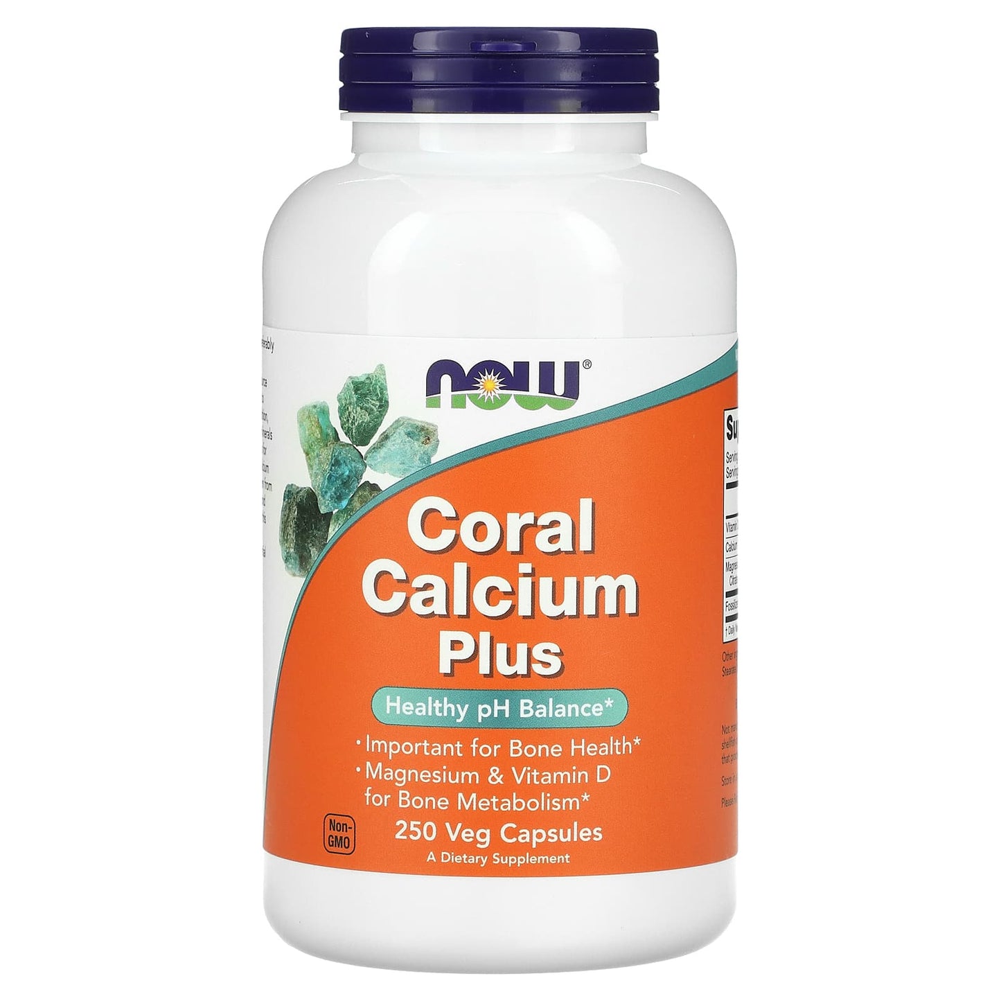 Now Foods, Coral Calcium+Mag+Vitamin D, 250 Vegetarian Capsules UPC 733739012814 | HiLife Vitamins